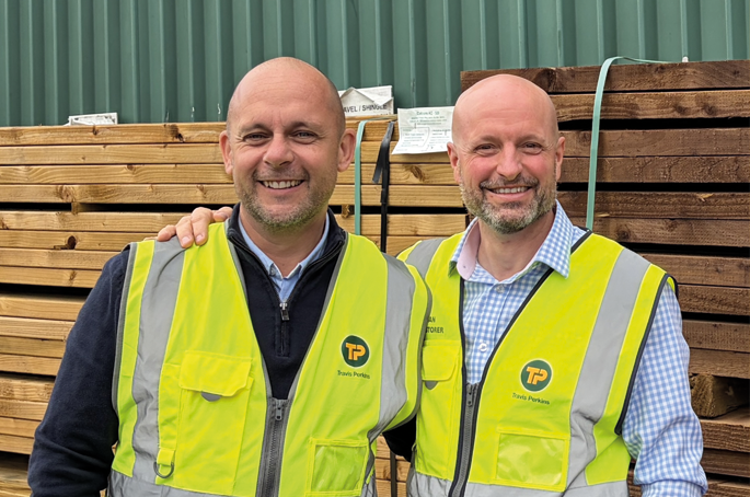 Two Travis Perkins regional directors mark 30 years since joining on the same day